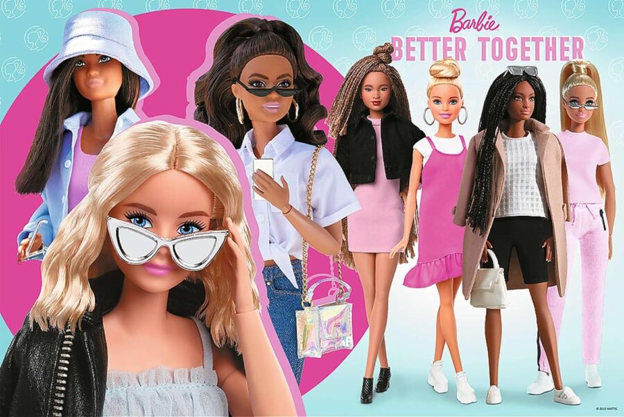 Cialda in ostia per torta rettangolare commestibile senza glutine, BARBIE, personalizzata con nome, disco, dolce, torte, cialde, fogli, ostie, cake topper, decorazioni, BE