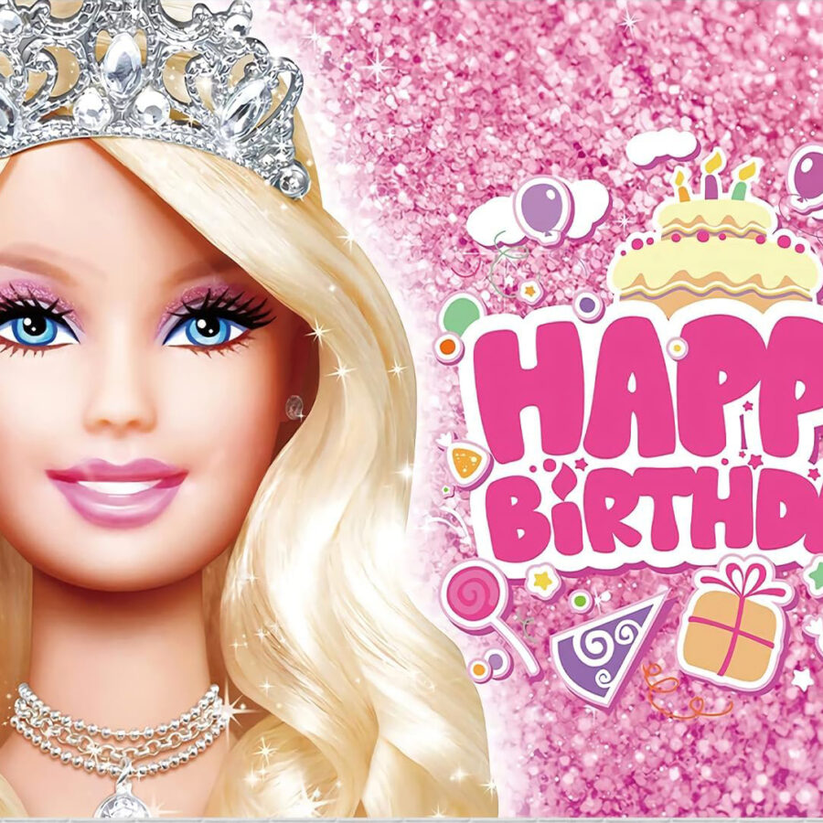 Cialda in ostia per torta rettangolare commestibile senza glutine, BARBIE, personalizzata con nome, disco, dolce, torte, cialde, fogli, ostie, cake topper, decorazioni, BG
