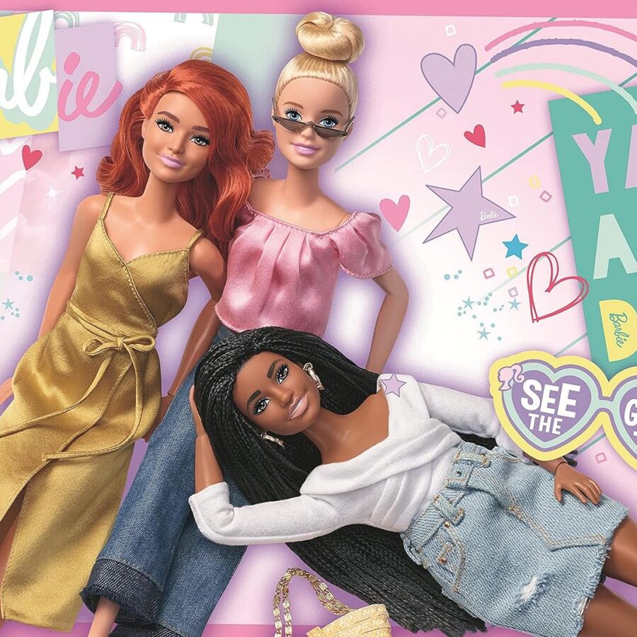 Cialda in ostia per torta rettangolare commestibile senza glutine, BARBIE, personalizzata con nome, disco, dolce, torte, cialde, fogli, ostie, cake topper, decorazioni, BR
