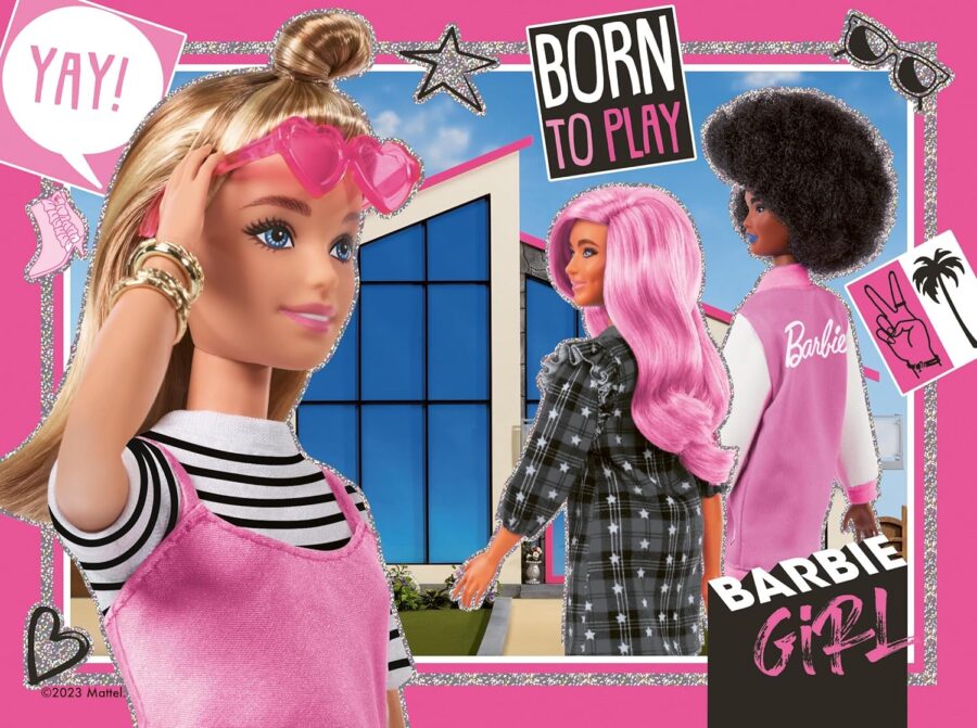 Cialda in ostia per torta rettangolare commestibile senza glutine, BARBIE, personalizzata con nome, disco, dolce, torte, cialde, fogli, ostie, cake topper, decorazioni, CA