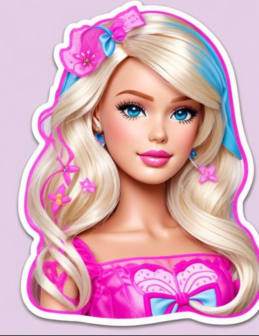 Cialda in ostia per torta rettangolare commestibile senza glutine, BARBIE, personalizzata con nome, disco, dolce, torte, cialde, fogli, ostie, cake topper, decorazioni, AL