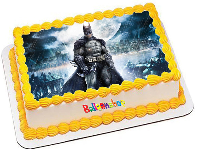 Cialda in ostia per torta rettangolare commestibile senza glutine, BATMAN SUPEREROE, personalizzata con nome, disco, dolce, torte, cialde, fogli, ostie, cake topper, decorazioni, CE