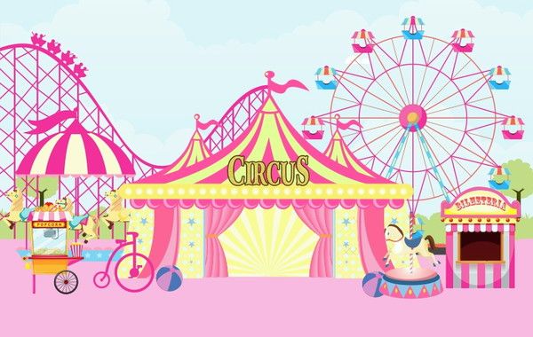 Cialda in ostia commestibile per torta rettangolare CIRCO, CIRCUS, personalizzata con nome, disco, dolce, torte, cialde, ostie, cake topper, decorazioni, 20