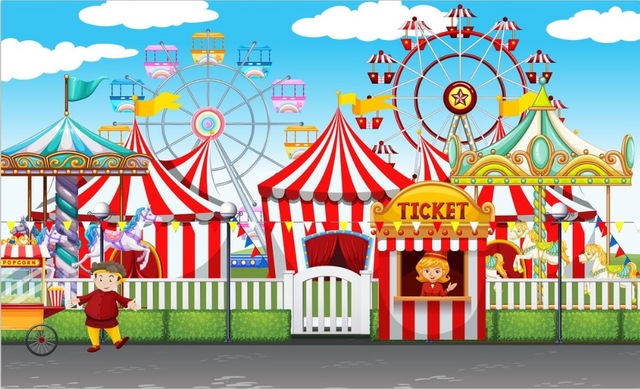 Cialda in ostia commestibile per torta rettangolare CIRCO, CIRCUS, personalizzata con nome, disco, dolce, torte, cialde, ostie, cake topper, decorazioni, 46