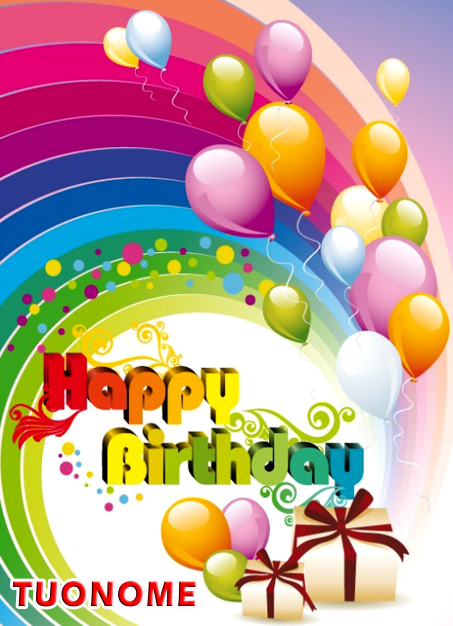 Cialda in ostia commestibile SENZA GLUTINE per torta rettangolare COMPLEANNO ADULTI PALLONCINI, personalizzata con nome, disco, dolce, torte, cialde, foglio, ostie, cake topper, decorazioni, AE
