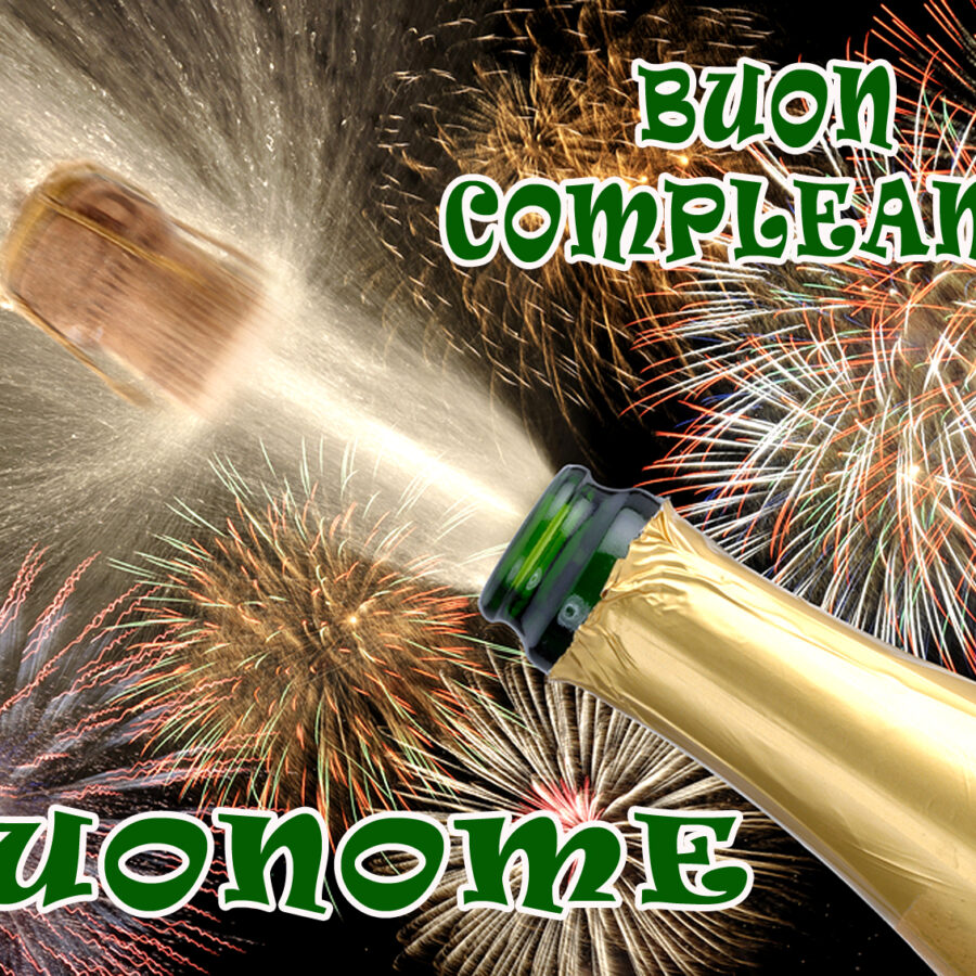 Cialda in ostia rettangolare commestibile SENZA GLUTINE per torta COMPLEANNO ADULTI SPUMANTE CHAMPAGNE, personalizzata con nome, disco, dolce, torte, cialde, foglio, ostie, cake topper, decorazioni, AP