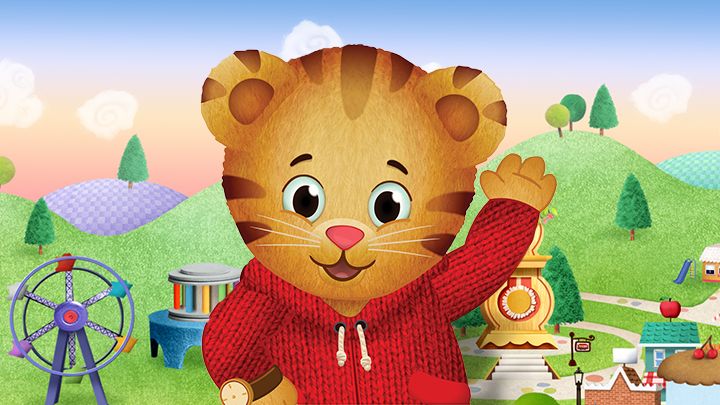 Cialda in ostia commestibile senza glutine per torta rettangolare DANIEL TIGER, personalizzata con nome, disco, dolce, torte, cialde, foglio, ostie, cake topper, decorazioni, AU