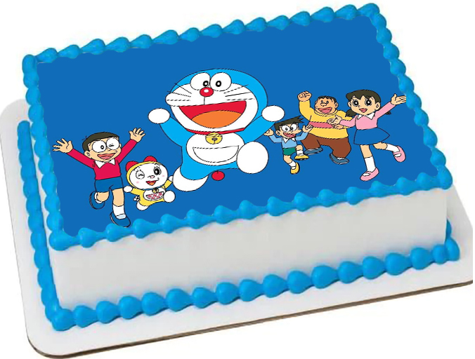 Cialda ostia senza glutine rettangolare, DORAEMON, personalizzata con nome, cialda, disco, dolce, torte, cialde, fogli, ostie, cake topper, decorazioni, AU