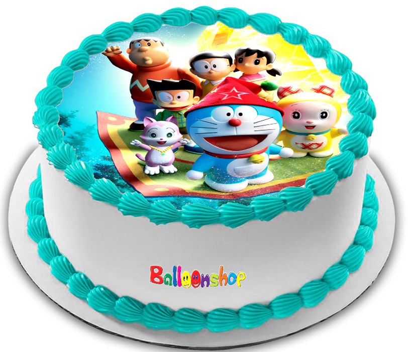 Cialda ostia senza glutine tonda, DORAEMON, personalizzata con nome, cialda, disco, dolce, torte, cialde, fogli, ostie, cake topper, decorazioni, AO