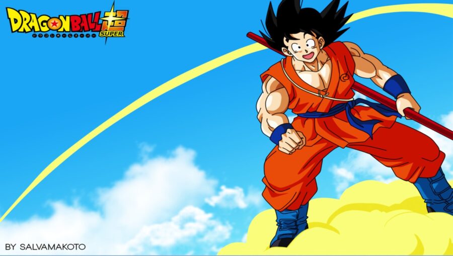 Cialda ostia senza glutine per torta rettangolare, DRAGON BALL Z, GOKU, personalizzata con nome, disco, dolce, torte, cialde, ostie, cake topper, decorazioni, FR - immagine 2