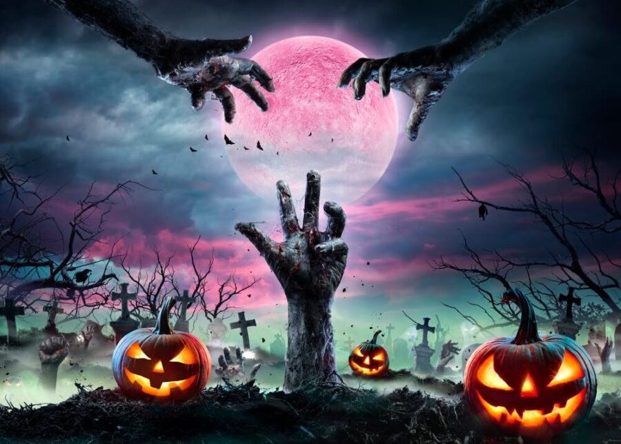 Cialda ostia per torta rettangolare commestibile senza glutine HALLOWEEN, personalizzata con nome, disco, dolce, torte, cialde, fogli, ostie, cake topper, decorazioni, BH
