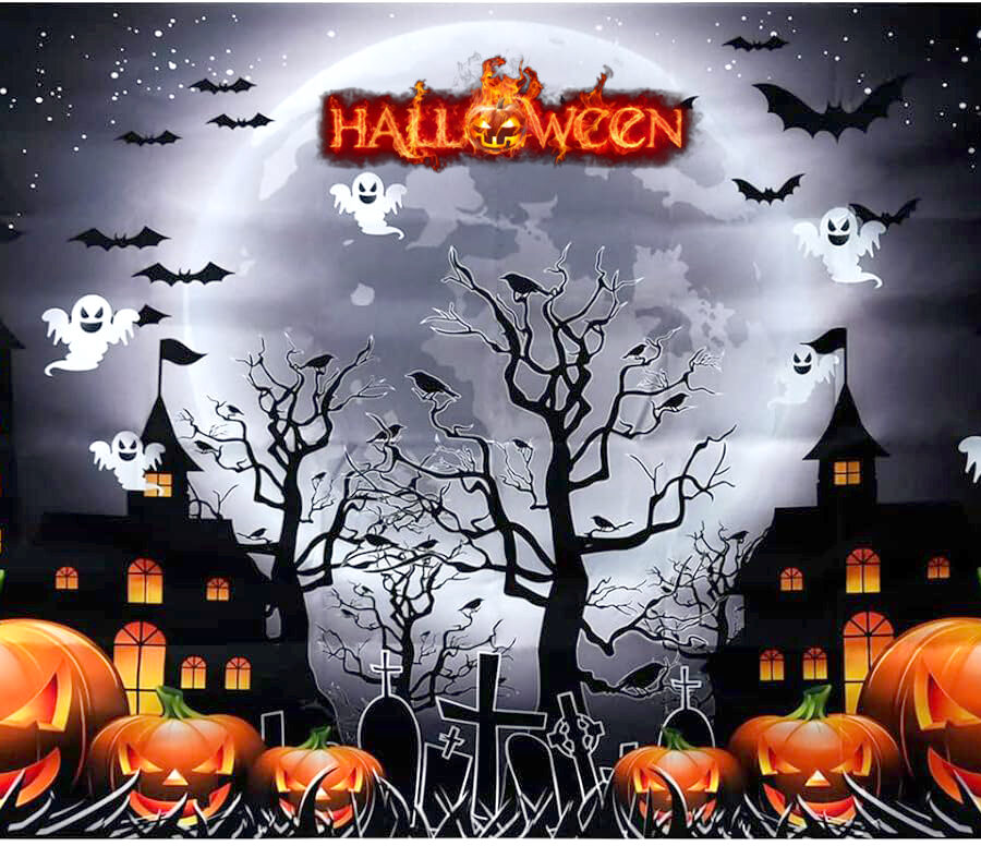 Cialda ostia per torta rettangolare commestibile senza glutine HALLOWEEN, personalizzata con nome, disco, dolce, torte, cialde, fogli, ostie, cake topper, decorazioni, CR