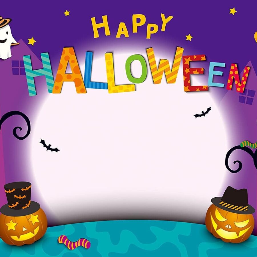 Cialda ostia per torta rettangolare commestibile senza glutine HALLOWEEN, personalizzata con nome, disco, dolce, torte, cialde, fogli, ostie, cake topper, decorazioni, AP
