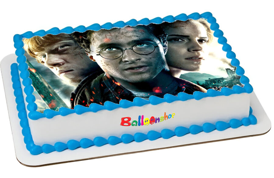 Cialda in ostia per torta rettangolare commestibile senza glutine, HARRY POTTER, personalizzata con nome, disco, dolce, torte, cialde, fogli, ostie, cake topper, decorazioni, GF