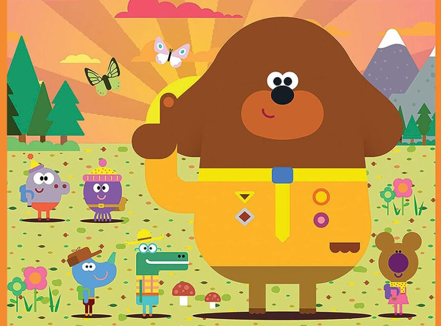 Cialda in ostia commestibile per torta rettangolare HEY DUGGEE, personalizzata con nome, disco, dolce, torte, cialde, ostie, cake topper, decorazioni, 07