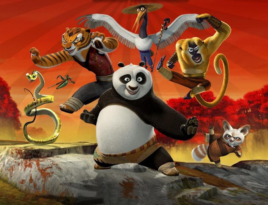 Cialda ostia per torta rettangolare, KUNG FU PANDA, personalizzata con nome, disco, dolce, torte, cialde, ostie, cake topper, decorazioni, BI