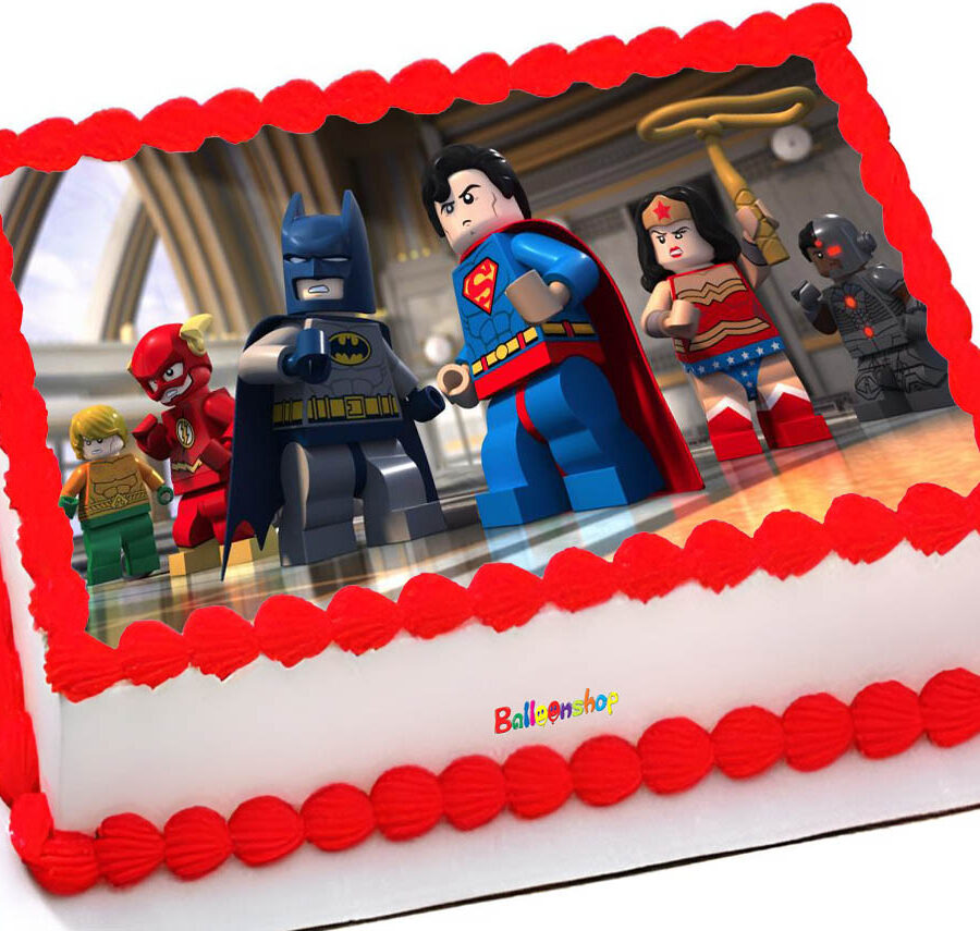 Cialda ostia senza glutine per torta rettangolare, LEGO AVENGERS, personalizzata con nome, disco, dolce, torte, cialde, ostie, cake topper, decorazioni, AU