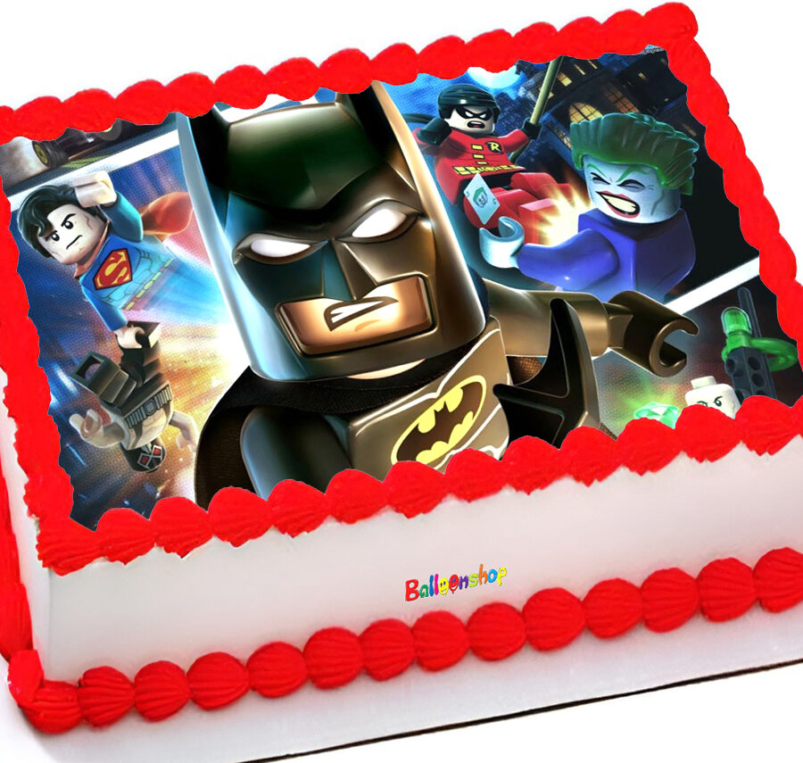 Cialda ostia senza glutine per torta rettangolare, LEGO AVENGERS, personalizzata con nome, disco, dolce, torte, cialde, ostie, cake topper, decorazioni, BC