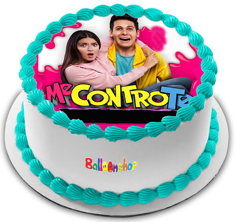 Cialda in ostia commestibile per torta tonda ME CONTRO TE, LUI E SOFI, personalizzata con nome, disco, dolce, torte, cialde, foglio, ostie, cake topper, decorazioni, DF