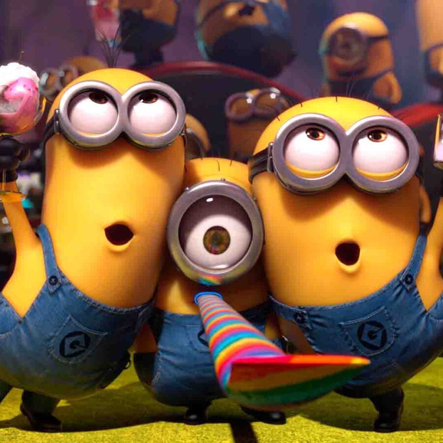 Cialda in ostia per torta rettangolare commestibile senza glutine, MINIONS, personalizzata con nome, disco, dolce, torte, cialde, fogli, ostie, cake topper, decorazioni, CD