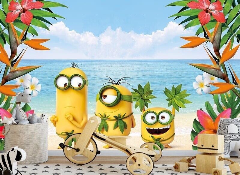 Cialda in ostia per torta rettangolare commestibile senza glutine, MINIONS, personalizzata con nome, disco, dolce, torte, cialde, fogli, ostie, cake topper, decorazioni, CZ