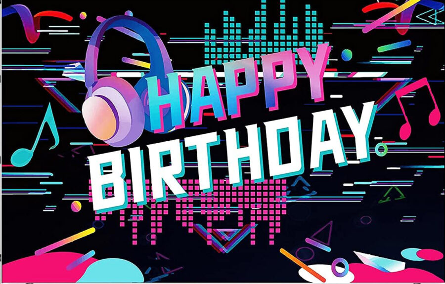Cialda in ostia commestibile per torta rettangolare MUSICA, NOTE MUSICALI, PARTY personalizzata con nome, disco, dolce, torte, cialde, ostie, cake topper, decorazioni, 11
