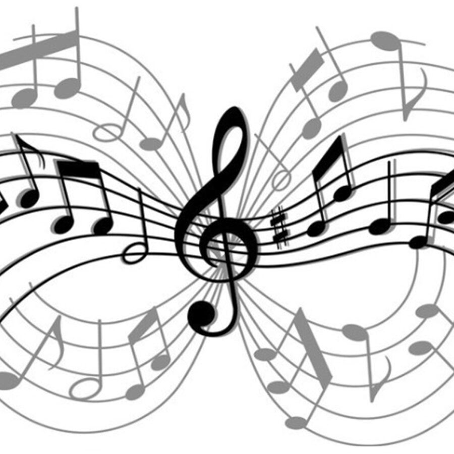Cialda in ostia commestibile per torta rettangolare MUSICA, PENTAGRAMMA, NOTE MUSICALI, personalizzata con nome, disco, dolce, torte, cialde, foglio, ostie, cake topper, decorazioni, AZ