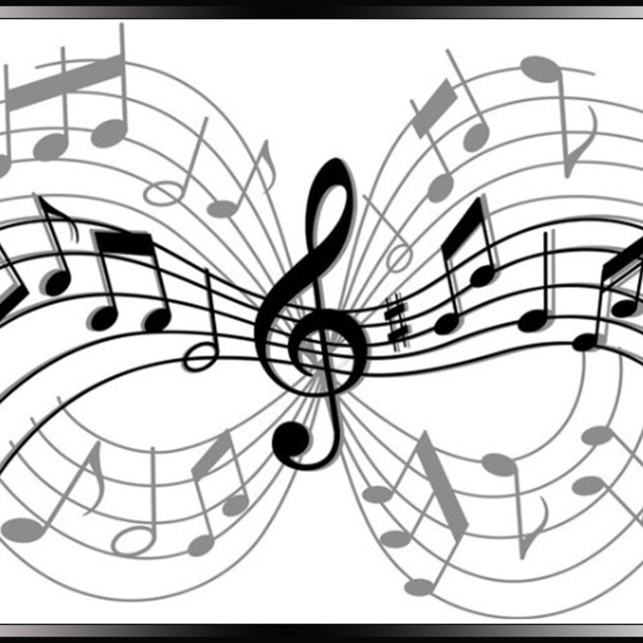 Cialda in ostia commestibile per torta rettangolare MUSICA, PENTAGRAMMA, NOTE MUSICALI, personalizzata con nome, disco, dolce, torte, cialde, foglio, ostie, cake topper, decorazioni, BA