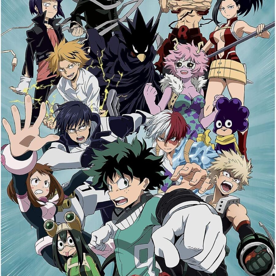 Cialda in ostia per torta rettangolare commestibile senza glutine, MY HERO ACADEMIA, personalizzata con nome, disco, dolce, torte, cialde, fogli, ostie, cake topper, decorazioni, AH