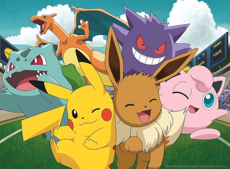 Cialda in ostia commestibile per torta rettangolare POKEMON PIKACHU, personalizzata con nome, disco, dolce, torte, cialde, ostie, cake topper, decorazioni, 104
