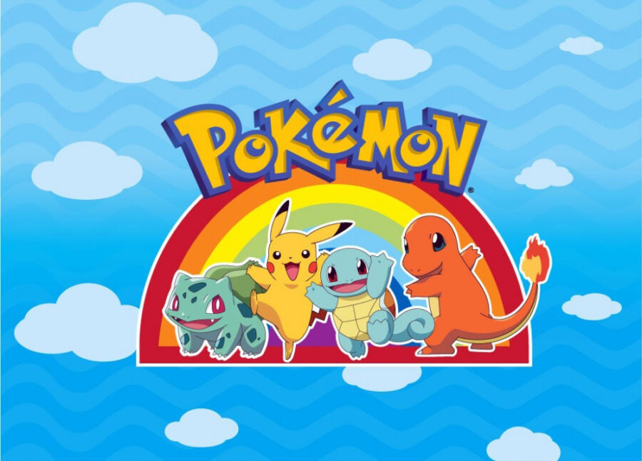 Cialda in ostia commestibile per torta rettangolare POKEMON PIKACHU, personalizzata con nome, disco, dolce, torte, cialde, ostie, cake topper, decorazioni, 73