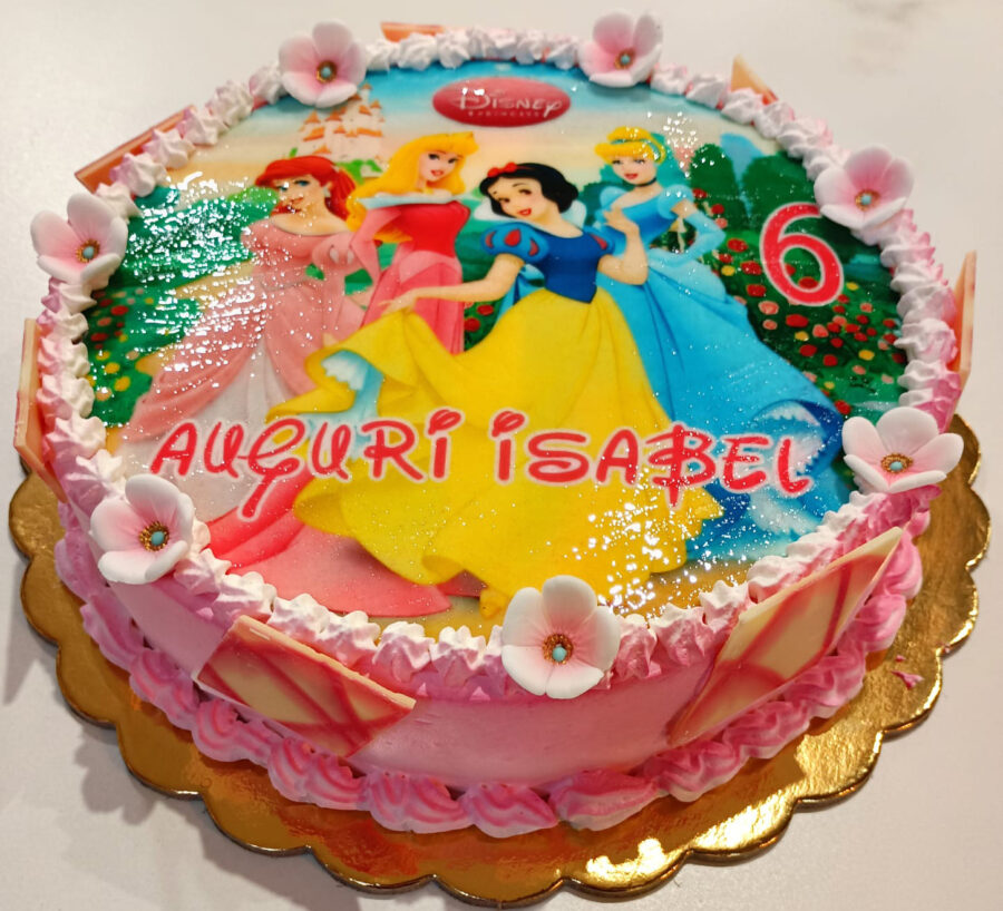 Cialda ostia senza glutine per torta tonda, PRINCIPESSE DISNEY, personalizzata con nome, disco, dolce, torte, cialde, fogli, ostie, cake topper, decorazioni, AC