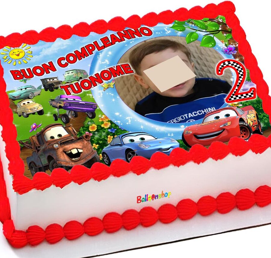 Cialda ostia senza glutine per torta rettangolare, CARS, personalizzata con nome, disco, dolce, torte, cialde, fogli, ostie, cake topper, decorazioni, AU