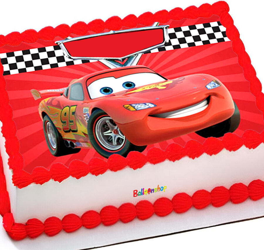 Cialda ostia senza glutine per torta rettangolare, CARS, personalizzata con nome, disco, dolce, torte, cialde, fogli, ostie, cake topper, decorazioni, AC