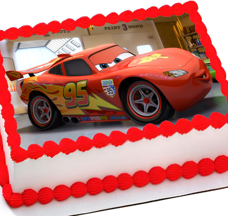 Cialda ostia senza glutine per torta rettangolare, CARS, personalizzata con nome, disco, dolce, torte, cialde, fogli, ostie, cake topper, decorazioni, BQ