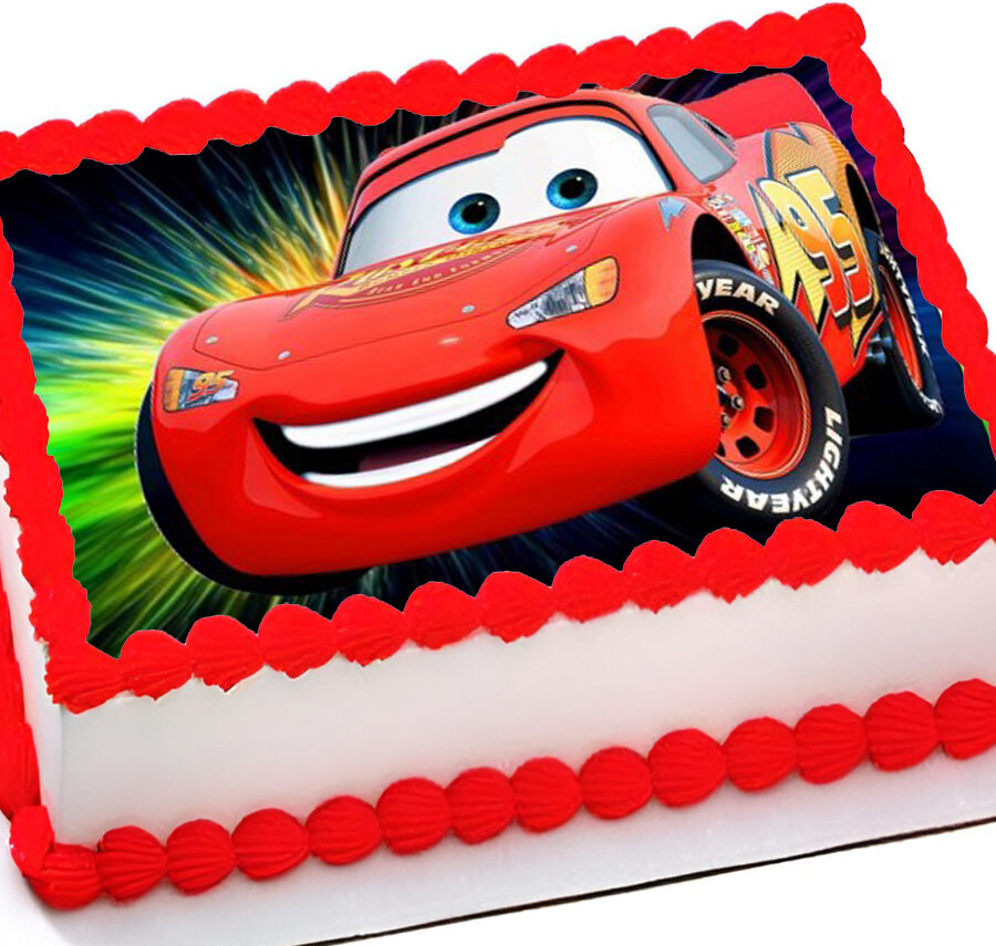 Cialda ostia senza glutine per torta rettangolare, CARS, personalizzata con nome, disco, dolce, torte, cialde, fogli, ostie, cake topper, decorazioni, CA