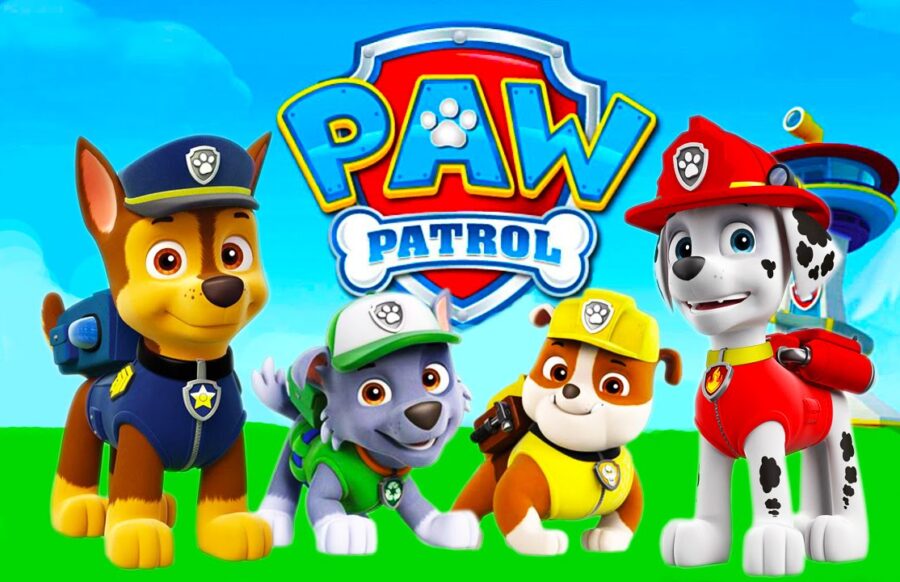 Cialda ostia senza glutine per torta rettangolare, PAW PATROL, personalizzata con nome, disco, dolce, torte, cialde, ostie, cake topper, decorazioni, AH - immagine 2