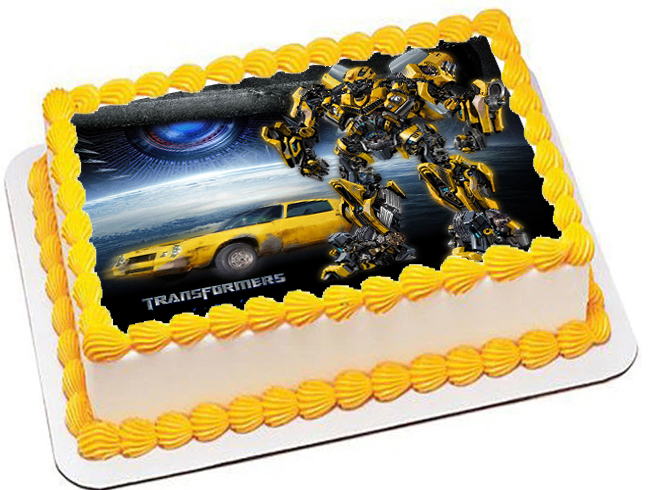 Cialda ostia per torta senza glutine rettangolare, TRANSFORMERS, personalizzata con nome, cialda, disco, dolce, torte, cialde, fogli, ostie, cake topper, decorazioni, AZ