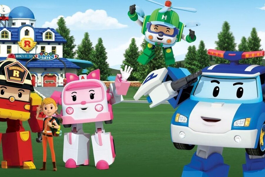 Cialda in ostia commestibile per torta rettangolare ROBOCAR POLI, personalizzata con nome, disco, dolce, torte, cialde, ostie, cake topper, decorazioni, 33