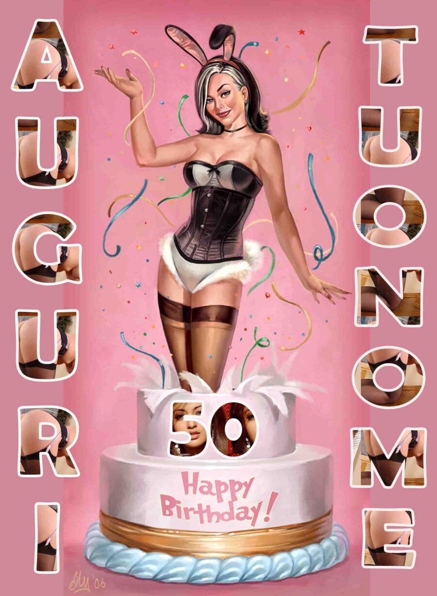 Cialda in ostia per torta rettangolare commestibile senza glutine, DONNA SEXY, 50 ANNI, personalizzata con nome, disco, dolce, torte, cialde, fogli, ostie, cake topper, decorazioni, BV