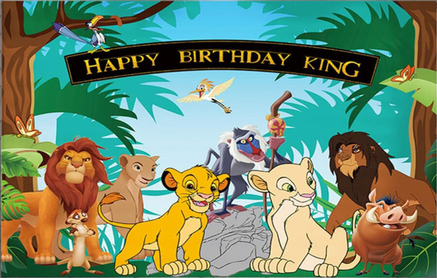 Cialda in ostia per torta rettangolare commestibile senza glutine, RE LEONE, SIMBA, personalizzata con nome, disco, dolce, torte, cialde, fogli, ostie, cake topper, decorazioni, AN