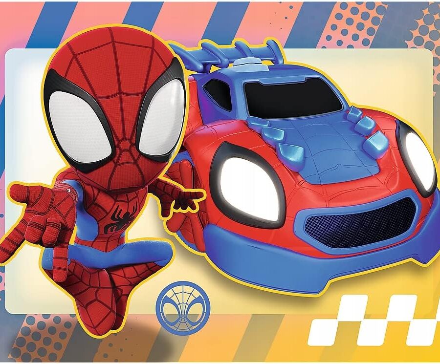 Cialda ostia per torta rettangolare commestibile senza glutine SPIDEY E I SUOI FANTASTICI AMICI AMAZING SPIDERMAN, personalizzata con nome, disco, dolce, torte, cialde, ostie, cake topper BA