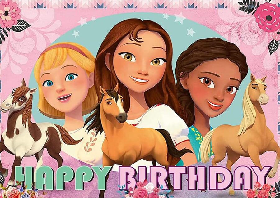 Cialda in ostia per torta rettangolare commestibile senza glutine, SPIRIT-CAVALLO SELVAGGIO, personalizzata con nome, disco, dolce, torte, cialde, fogli, ostie, cake topper, decorazioni, BS