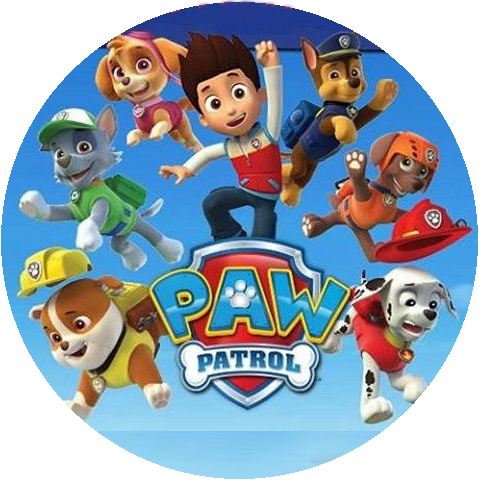 Cialda ostia senza glutine per torta tonda, PAW PATROL, personalizzata con nome, disco, dolce, torte, cialde, ostie, cake topper, decorazioni, FL