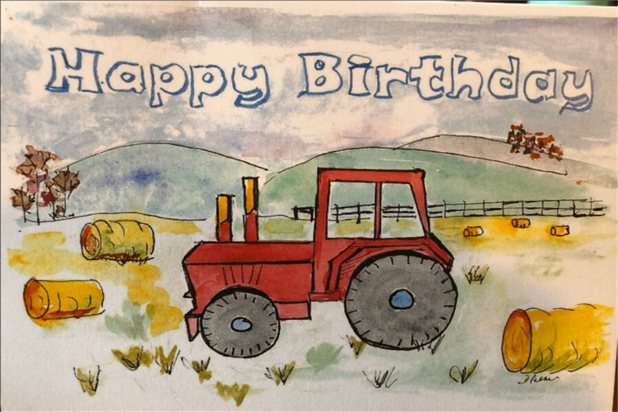 Cialda in ostia per torta rettangolare TRATTORE TRATTORI MEZZO AGRICOLO, personalizzata con nome, disco, dolce, torte, cialde, ostie, cake topper, decorazioni, 44