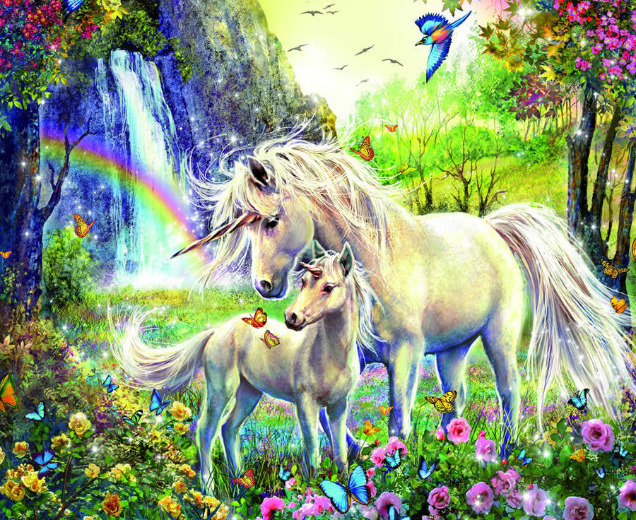 Cialda in ostia commestibile per torta rettangolare UNICORNO, personalizzata con nome, disco, dolce, torte, cialde, ostie, cake topper, decorazioni, 070