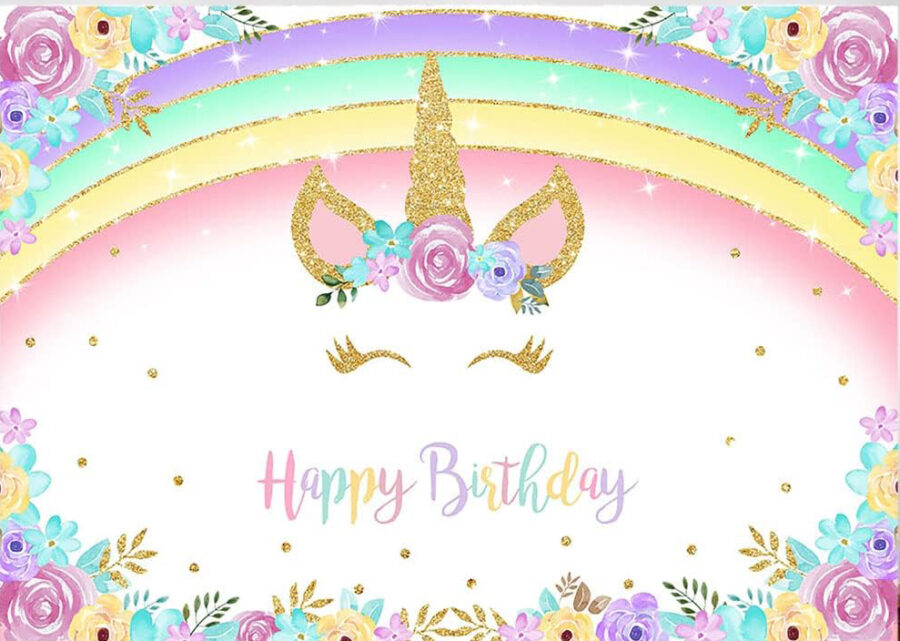 Cialda in ostia per torta rettangolare UNICORNO ARCOBALENO, personalizzata con nome, commestibile, disco, dolce, torte, cialde, ostie, cake topper, decorazioni, 31