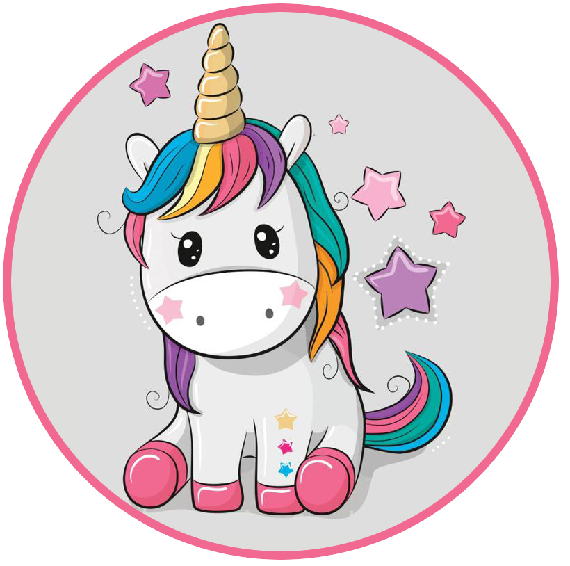 Cialda in ostia per torta tonda UNICORNO, personalizzata con nome, commestibile, disco, dolce, torte, cialde, ostie, cake topper, decorazioni, 04