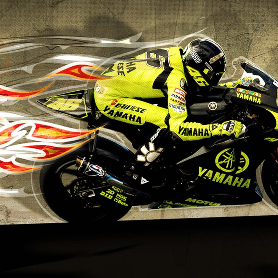 Cialda in ostia commestibile per torta rettangolare VALENTINO ROSSI, MOTO DA CORSA, personalizzata con nome, disco, dolce, torte, cialde, foglio, ostie, cake topper, decorazioni, AQ