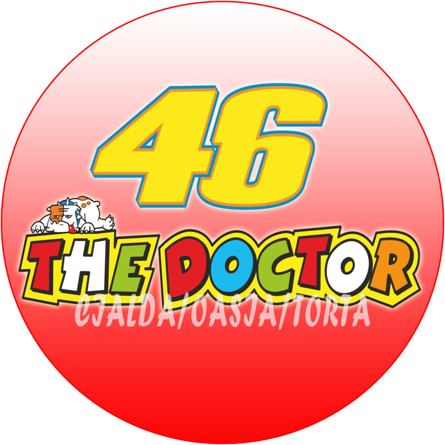 Cialda in ostia commestibile per torta tonda VALENTINO ROSSI, MOTO DA CORSA, personalizzata con nome, disco, dolce, torte, cialde, foglio, ostie, cake topper, decorazioni, AD